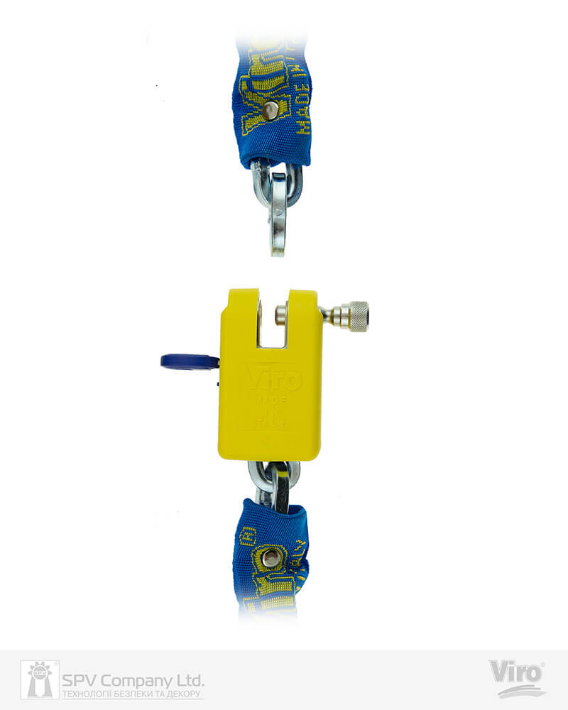 Замок висячий VIRO MOTO SUPERMORSO 2 KEY